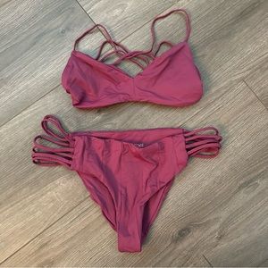 Boys + Arrows Purple Bikini Set